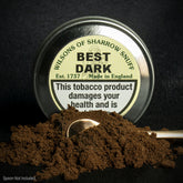 Wilsons of Sharrow Best Dark (Menthol & Fruit) Snuff - 10g Tin (Medium)
