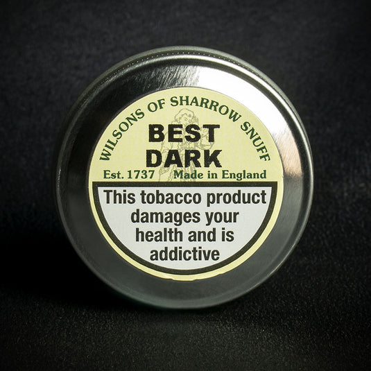 Wilsons of Sharrow Best Dark (Menthol & Fruit) Snuff - 10g Tin (Medium)