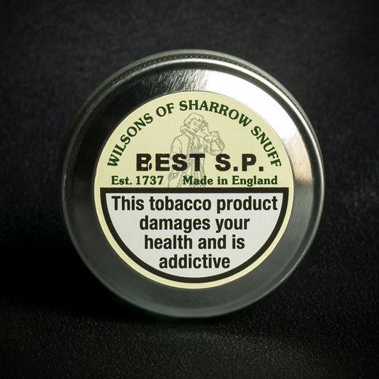 Wilsons of Sharrow Best S.P. (Menthol & Citrus) Snuff - 10g Tin (Medium)