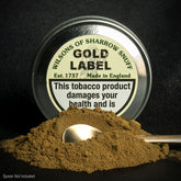 Wilsons of Sharrow Gold Label (Menthol) Snuff - 10g Tin (Medium)
