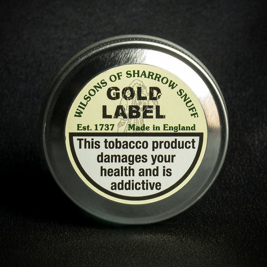 Wilsons of Sharrow Gold Label (Menthol) Snuff - 10g Tin (Medium)