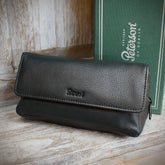 Peterson 2 x Pipe Press Stud Combination Wallet -POU-137 - Black