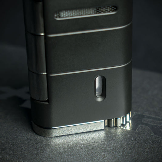 Xikar Allume Single Jet Cigar Lighter - Black