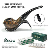 Dublin 9mm Filter Briar Pipe By Peterson Of Dublin - Shape No.999