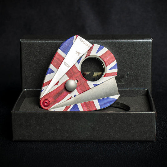 Xikar Xi2 Union Jack Charlie Turano Double Blade Guillotine Cigar Cutter