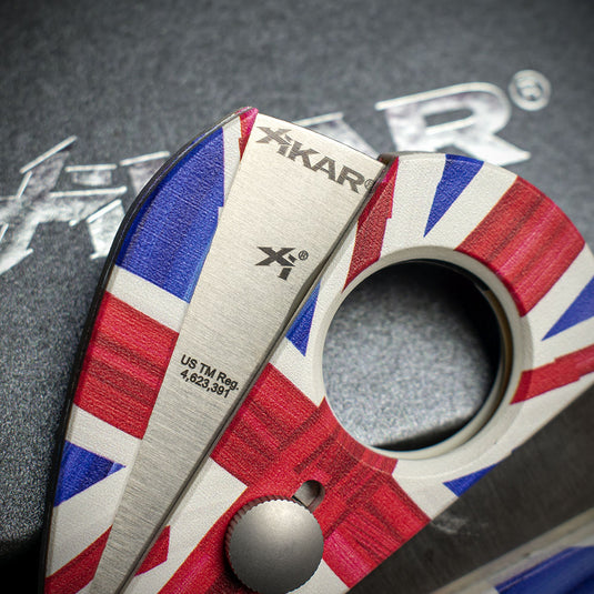 Xikar Xi2 Union Jack Charlie Turano Double Blade Guillotine Cigar Cutter