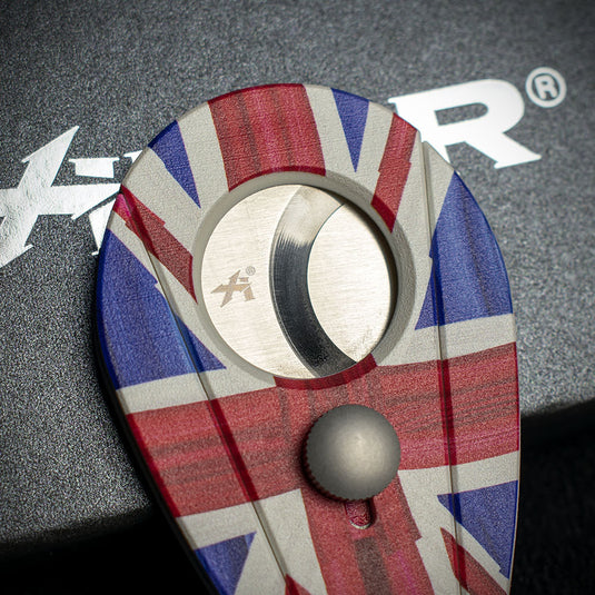 Xikar Xi2 Union Jack Charlie Turano Double Blade Guillotine Cigar Cutter