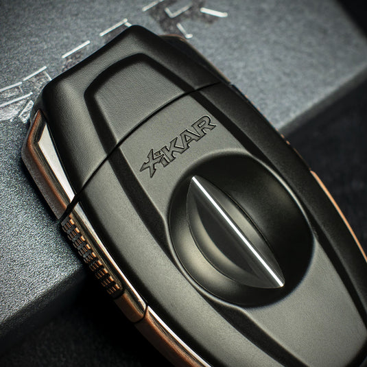Xikar Flip Dual Cigar Cutter - Black/Bronze