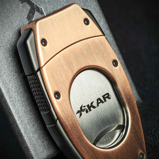 Xikar Flip Dual Cigar Cutter - Bronze