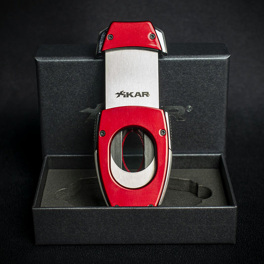 Xikar Flip Dual Cigar Cutter - Red