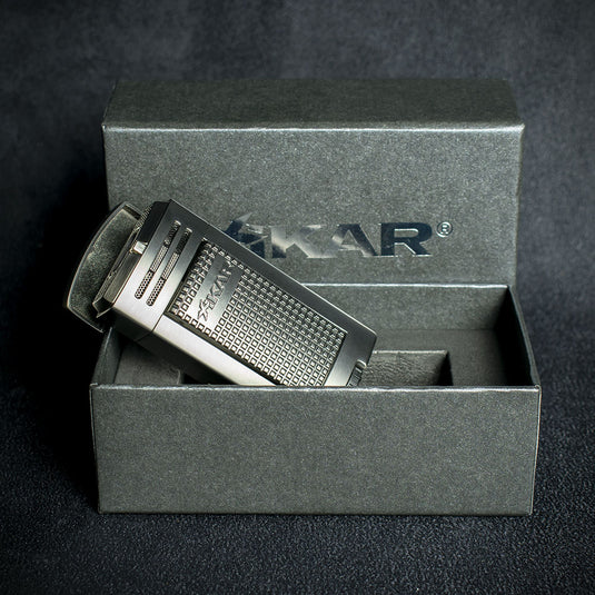 Xikar Ion Double Jet Flame Cigar Lighter - Gunmetal (607GM)