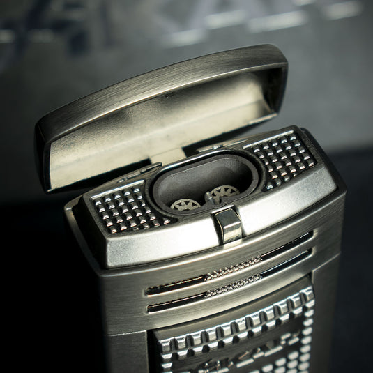 Xikar Ion Double Jet Flame Cigar Lighter - Gunmetal (607GM)