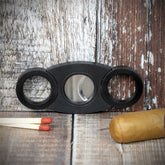 Easy Cut Twin Blade Cigar Cutter - Closed Back - 52 Gauge