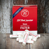 9mm Vauen Dr Perl Junior Pipe Filters - 40 Box