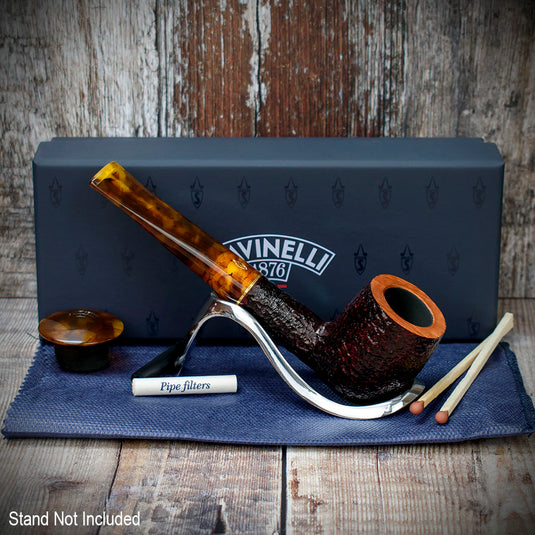 Savinelli Tortuga Rustic Shape No.106 - 6mm Briar Pipe