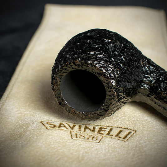 Savinelli Mini Bocch 6mm Briar Pipe - Rustic 626