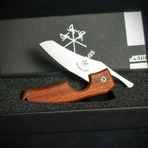 Les Fines Lames Le Petit Cigar Cutter & Knife - Classic Padauk