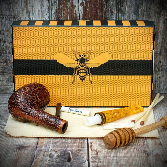 Savinelli Miele Rusticata Brownblast 111 - 6mm Briar Pipe