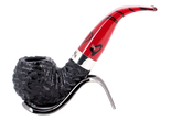 Peterson of Dublin Dracula Rusticated Briar Smoking Pipe - Shape XL02