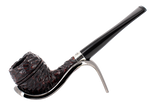 Peterson of Dublin Junior Rusticated Briar Smoking Pipe - Rhodesian