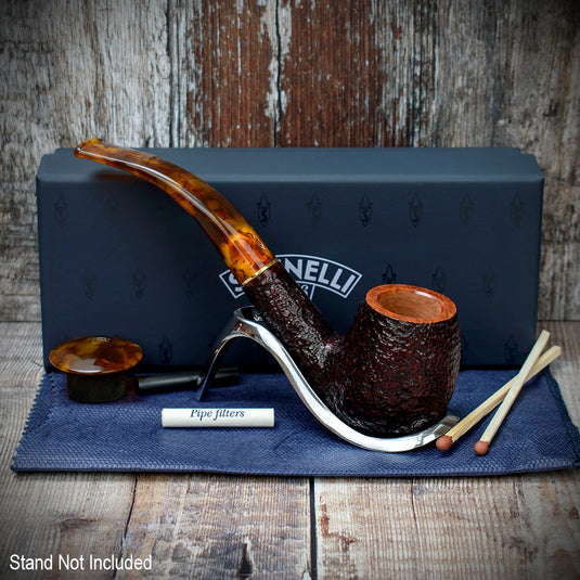 Savinelli Tortuga Rustic Shape No.602 - 6mm Briar Pipe
