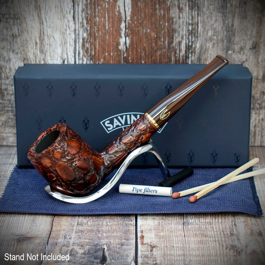 Savinelli | Alligator 6mm Smoking Pipe | Brown 111