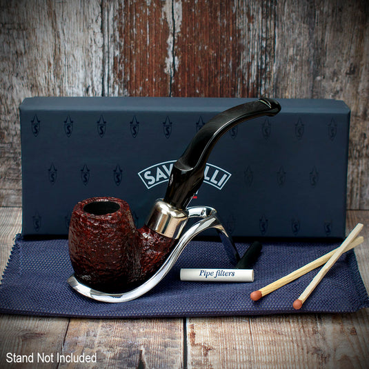 Savinelli - New Dry System Rustic Smoking Pipe - Shape 613