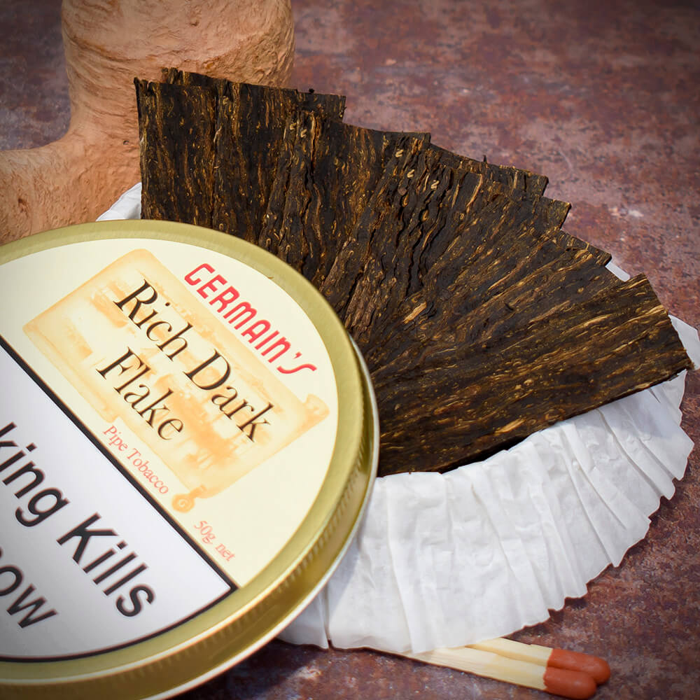 dark flake tobacco Gawith Hoggarth Bulk: UNSCENTED Germains RDF (Rich Dark Flake)