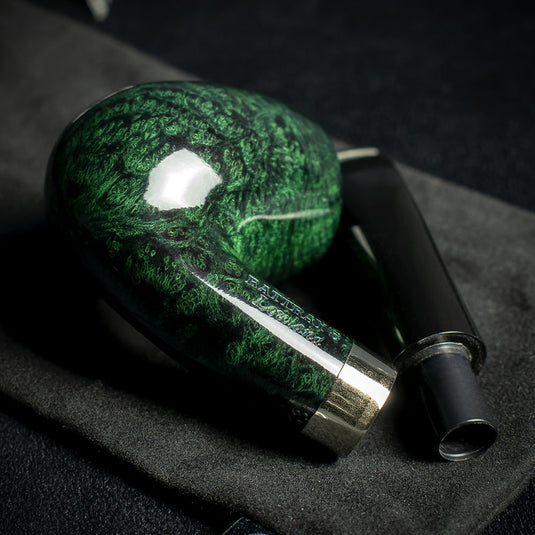 Rattrays Lowland 63 Green Smooth Bent 9mm Pipe