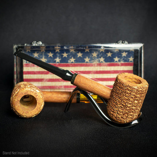 Missouri Meerschaum Let Freedom Ring Corn Cob Pipe - 2 Pipe Gift Set