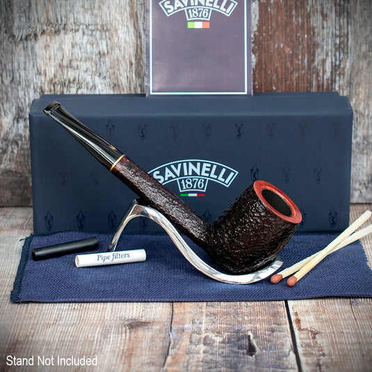 Savinelli Roma 6mm Filter Briar Pipe - Shape No. 802