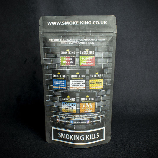 Sample Bag - 2 x J. Cortes Honduran Tubed Cigars & Hine Cigar Reserve Cognac 5cl Miniature