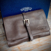 Savinelli | Brown Leather Travel Pipe Bag