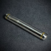 Single Cigar Tube - Polished Chrome Finish
