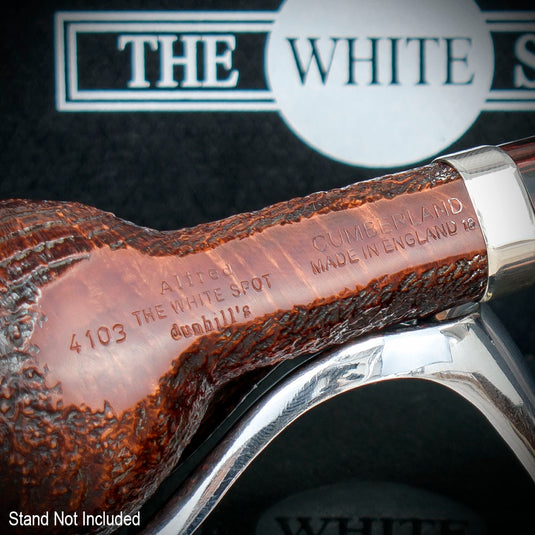 Alfred Dunhill White Spot Briar Smoking Pipe - Cumberland 4103 BB