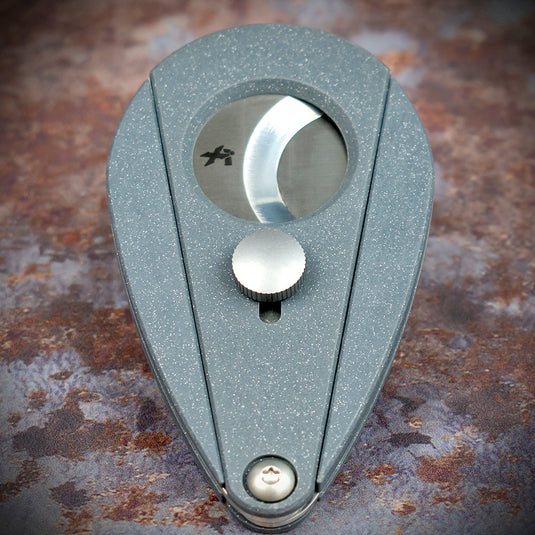 Xikar Xi-2 Granite Silver Fibreglass 200SL Double Blade Cigar Cutter