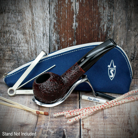 Savinelli | One Rustic Dark Brown Pipe Kit 321