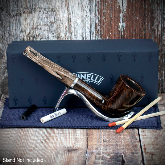Savinelli Morellina Smooth Brown (409S) 6mm - Briar Pipe