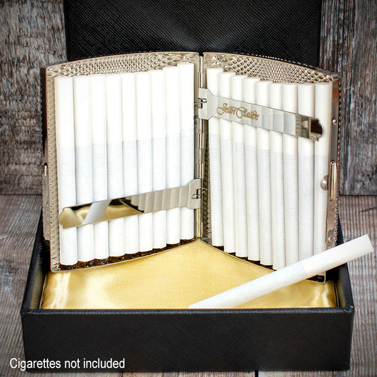 Kingsize Cigarette Case Jean Claude Drop Relief Pattern