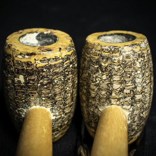 Missouri Meerschaum Country Gentleman Corn Cob Pipe - 2 Pipe Gift set