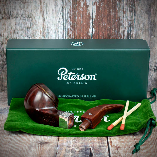 Harp Briar Pipe By Peterson Of Dublin - Shape No.80s