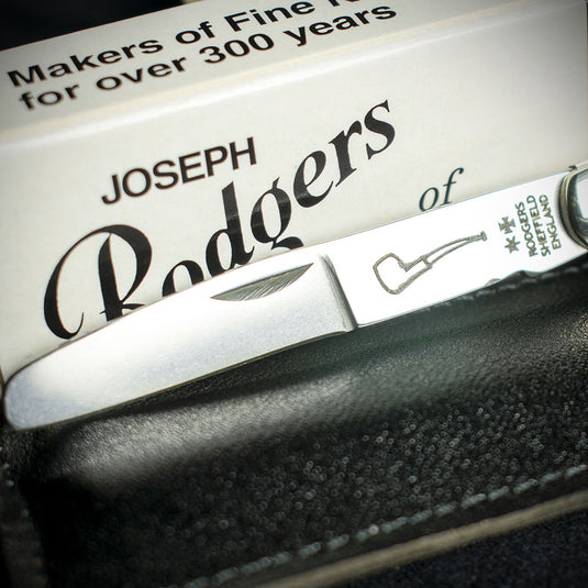 Rodgers Classic Pipe Smokers Knife - Blackwood Handle