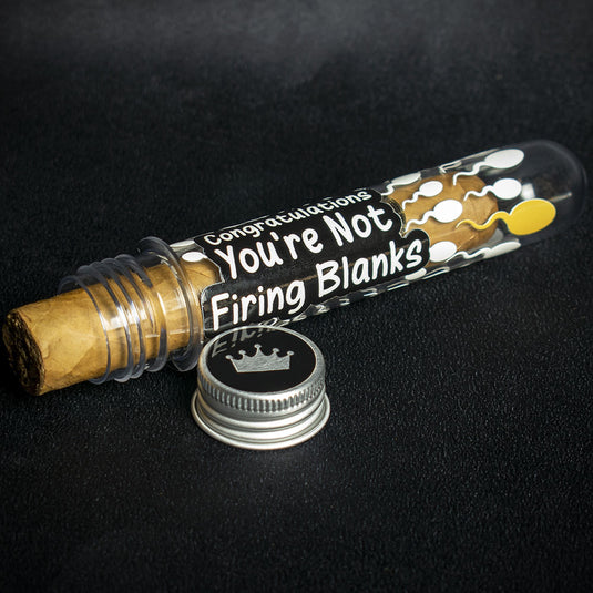 Congradulations Your Not Firing Blanks Cigar Gift Tube