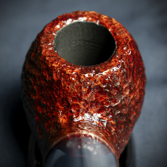 Savinelli Lunaria Rustic Briar Smoking Pipe - Shape 642 6mm 