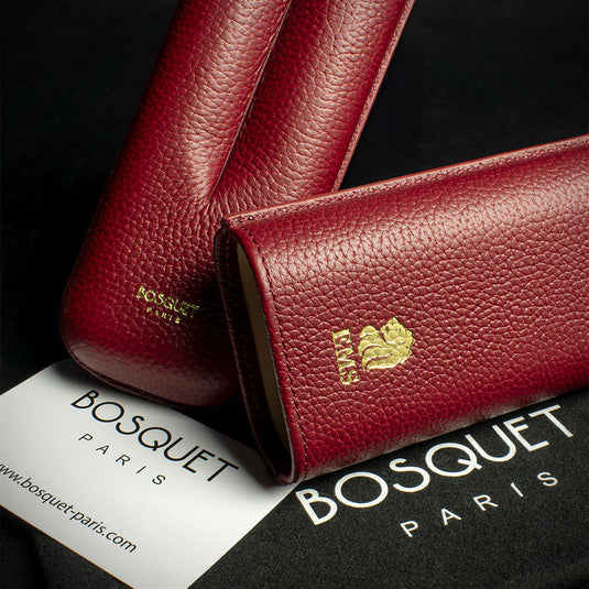 Bosquet EMS Leather Cigar Case (Limited Edition) Pomodoro