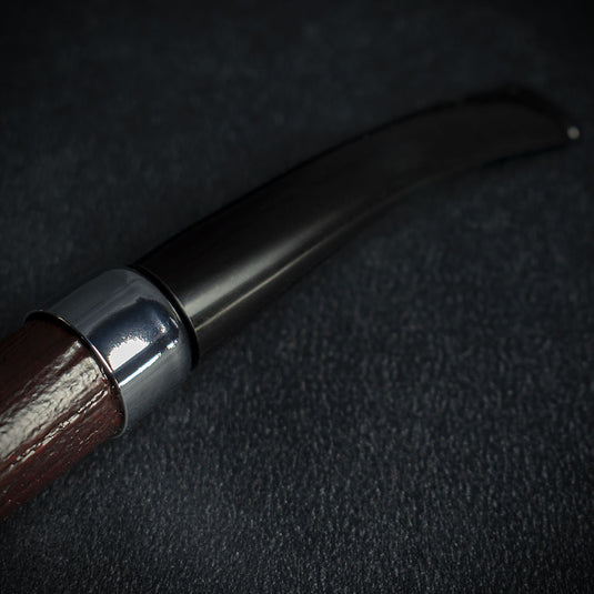 Smoke-King 9mm Rosewood Pipe - Curved Rustic