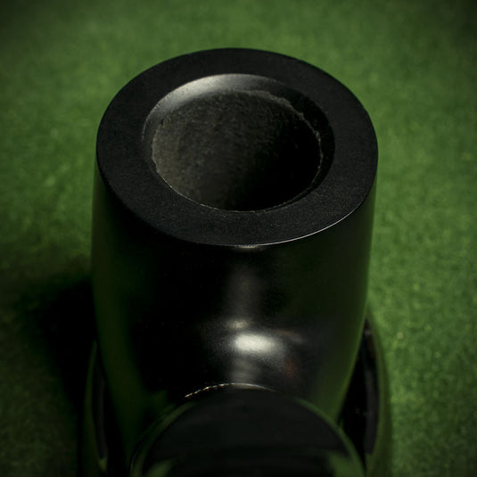 Peterson of Dublin Deluxe System Ebony 8s Briar Smoking Pipe - Shape 68