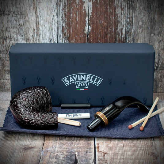 Savinelli | Porto Cervo Rustic Smoking Pipe | Shape 614
