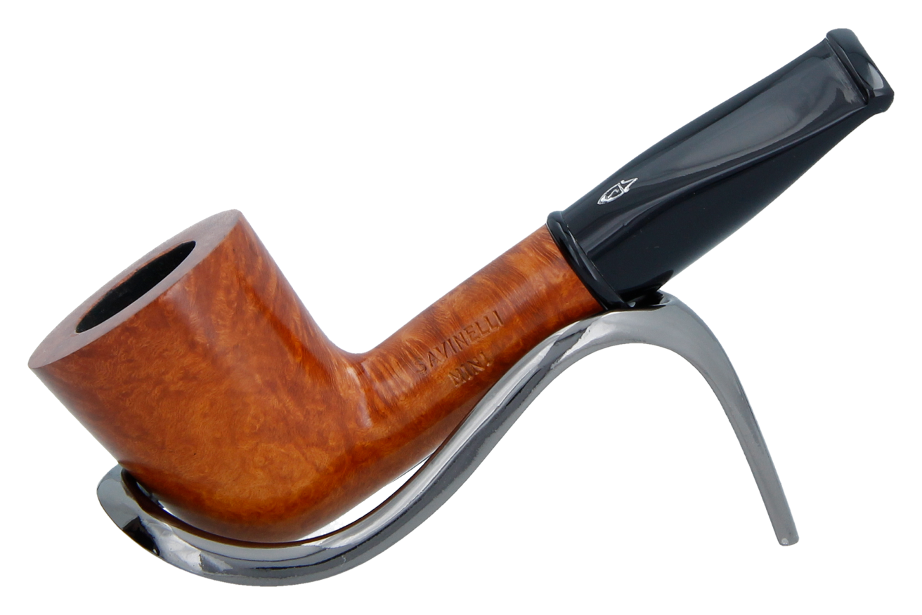 Savinelli Mini Smooth Briar Smoking Pipe Shape 409 (6mm) SMOKEKING