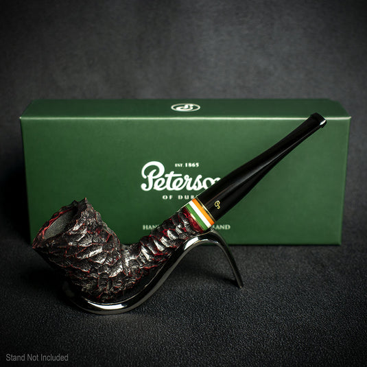 Peterson of Dublin St. Patrick's Day 2026 Rusticated Briar Pipe - Shape 120